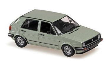940054190 VOLKSWAGEN GOLF II (4-DOOR) – 1985 – SILVER GREEN METALLIC 1:43